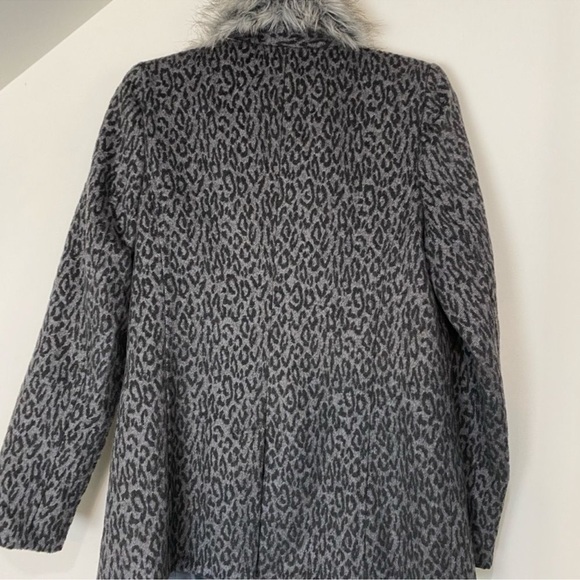 ORIGINAL FRENCHIE leopard fur trim coat - Picture 8 of 10